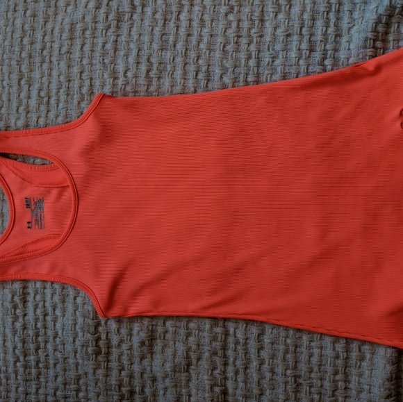 Bright orange Under Armour tank - Picture 1 of 3